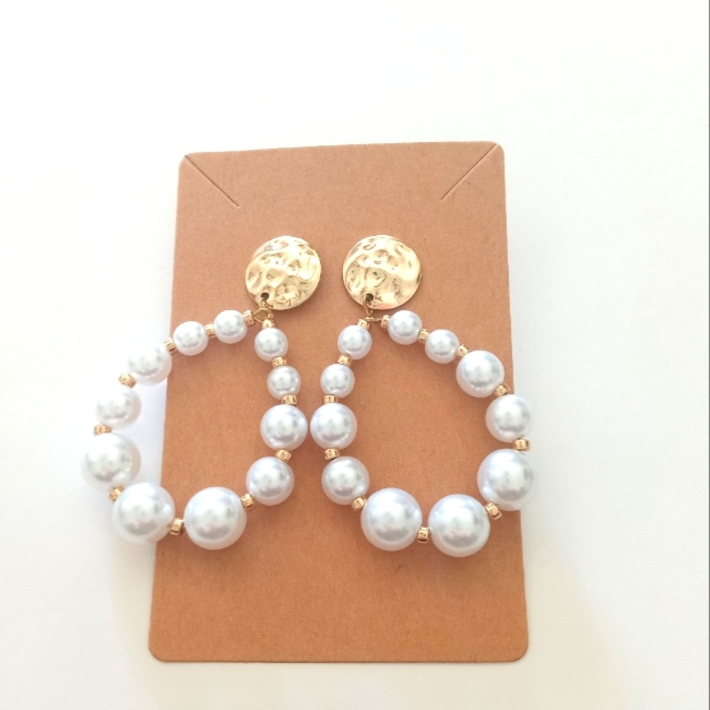 Fashion Jewelry Pearl Dangle Earrings